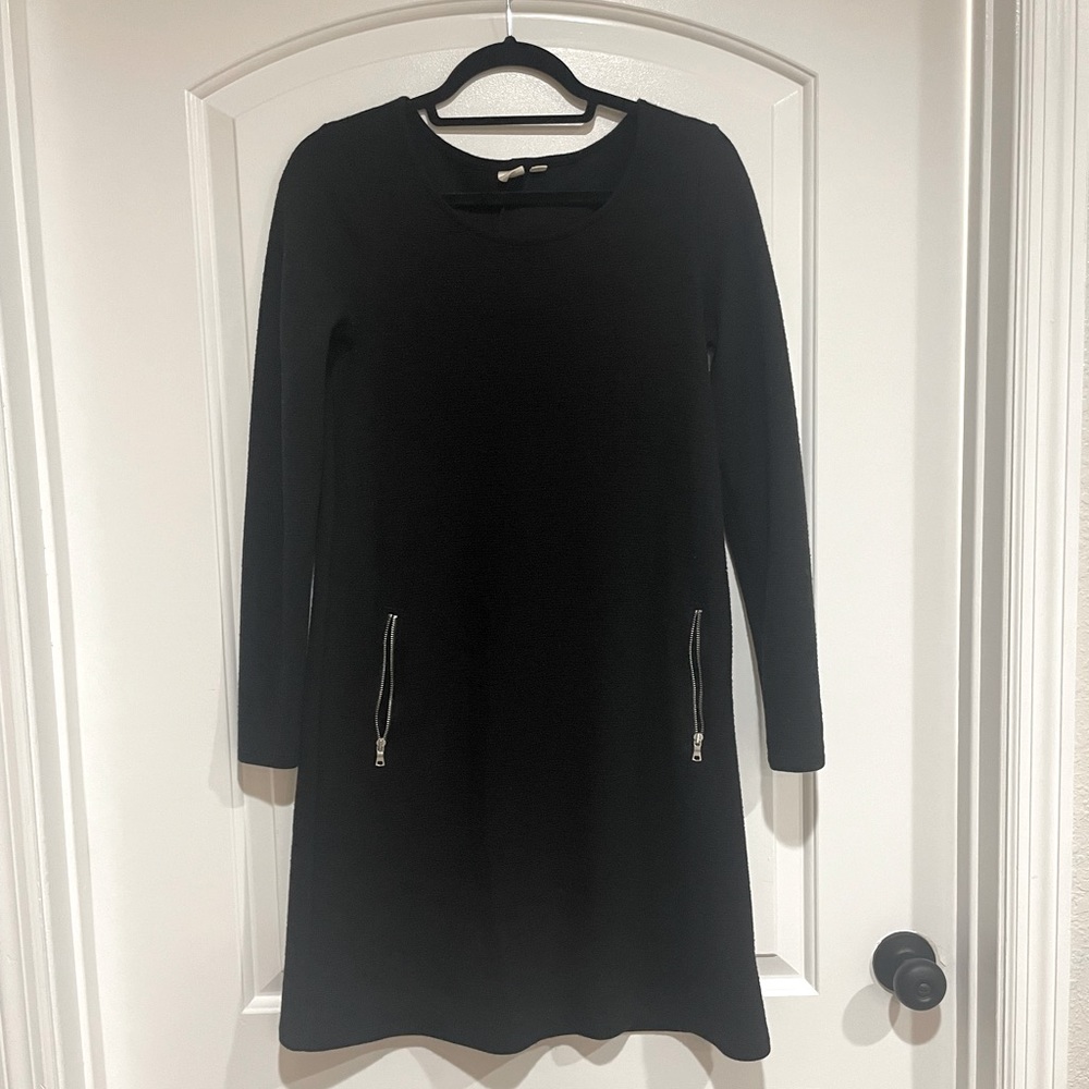 Black Gap longsleeve dress, XS